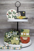 Load image into Gallery viewer, St Paddy&#39;s Day Tiered Tray
