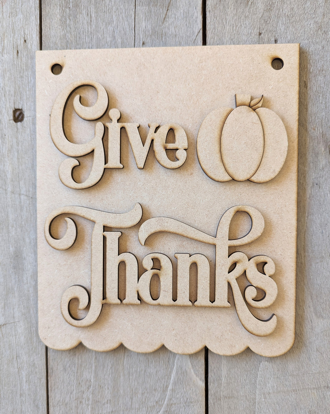 Give Thanks Post Hanger