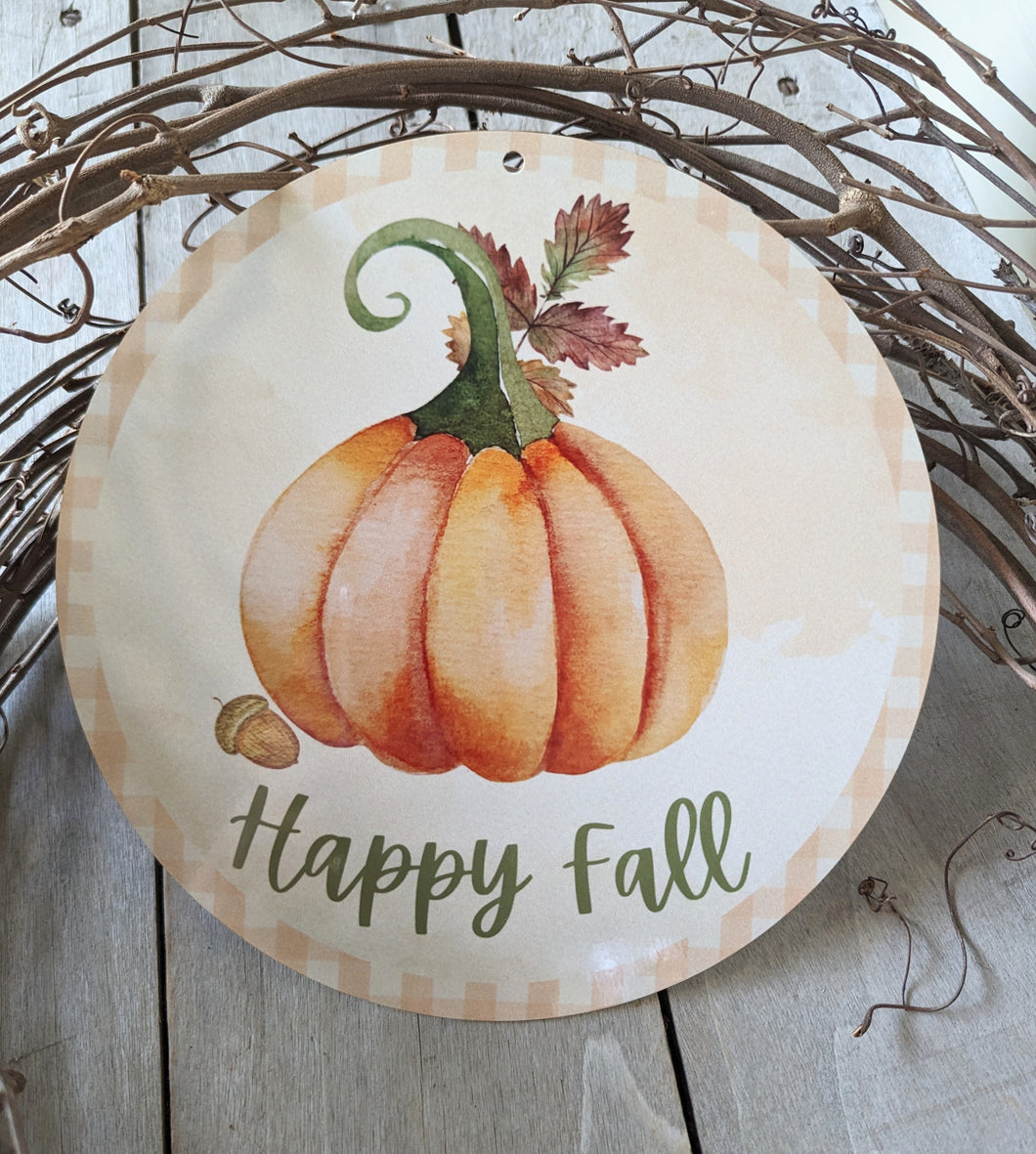 Happy Fall Pumpkin