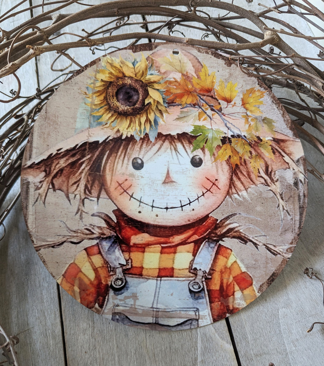 Scarecrow Face With Hat