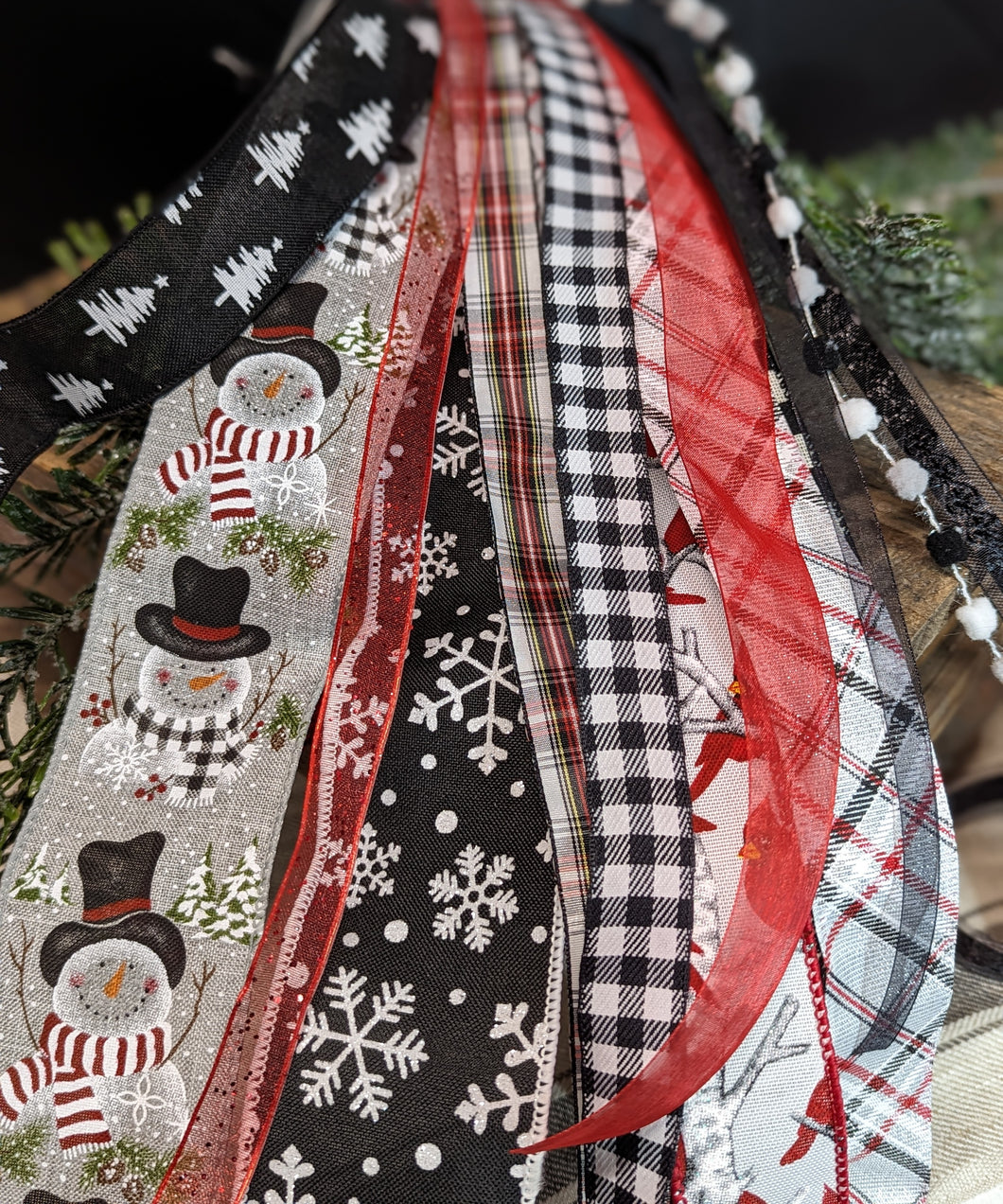 Black & Red Ribbon Bundle