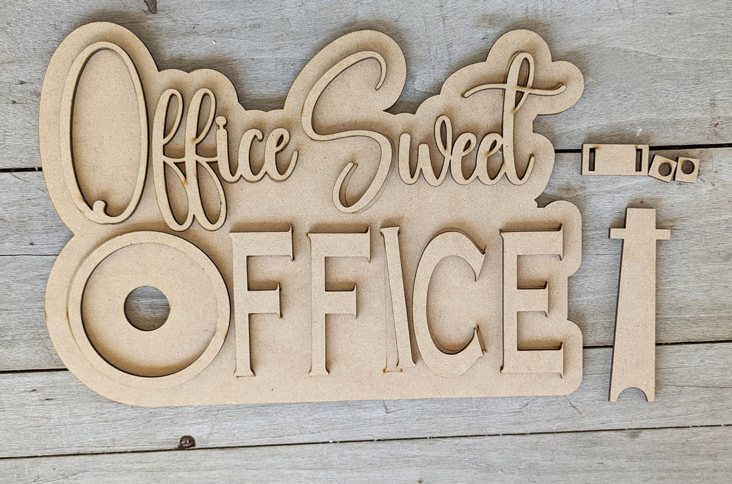 Office Sweet Office Changeable Sign