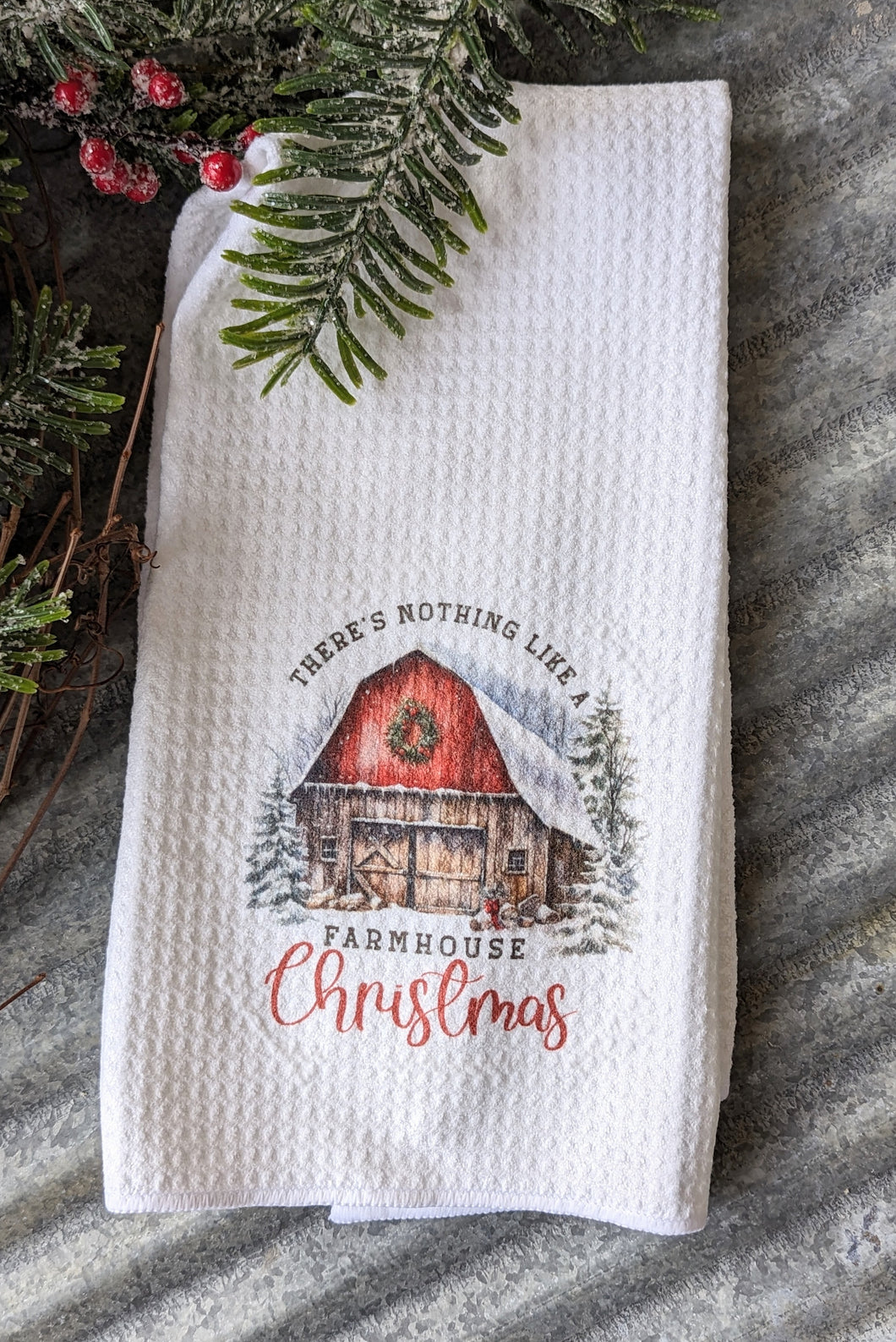 Farmhouse Christmas Towel