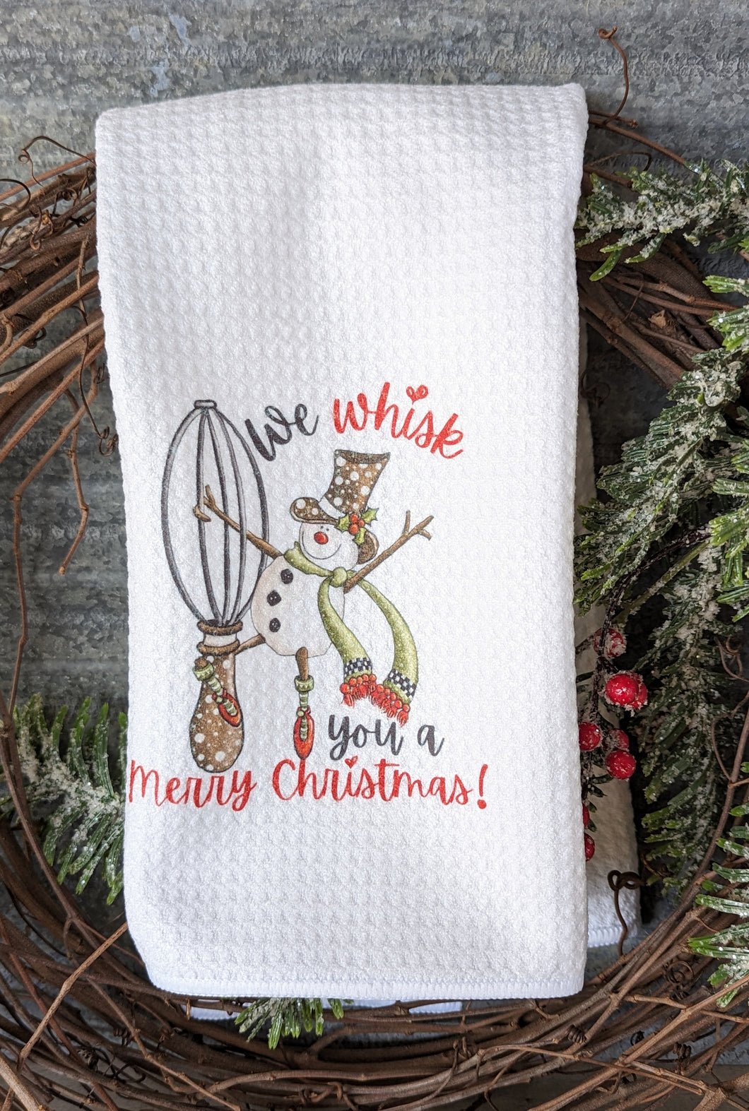 We Whisk You A Merry Christmas Towel