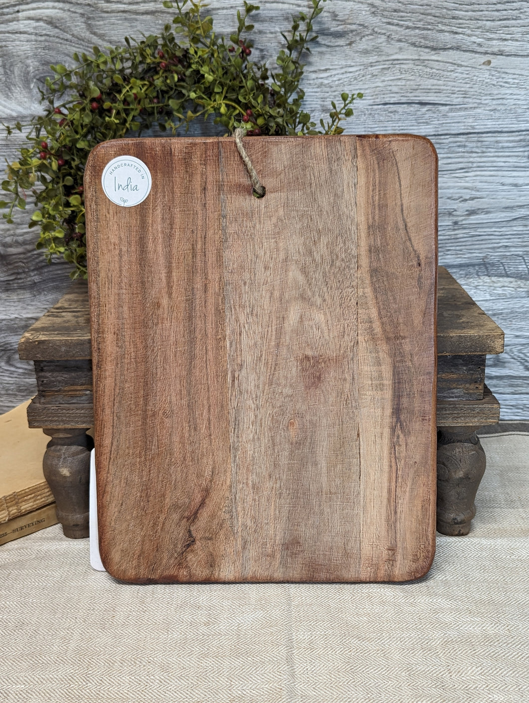 Personalized Brown Cutting Board Large