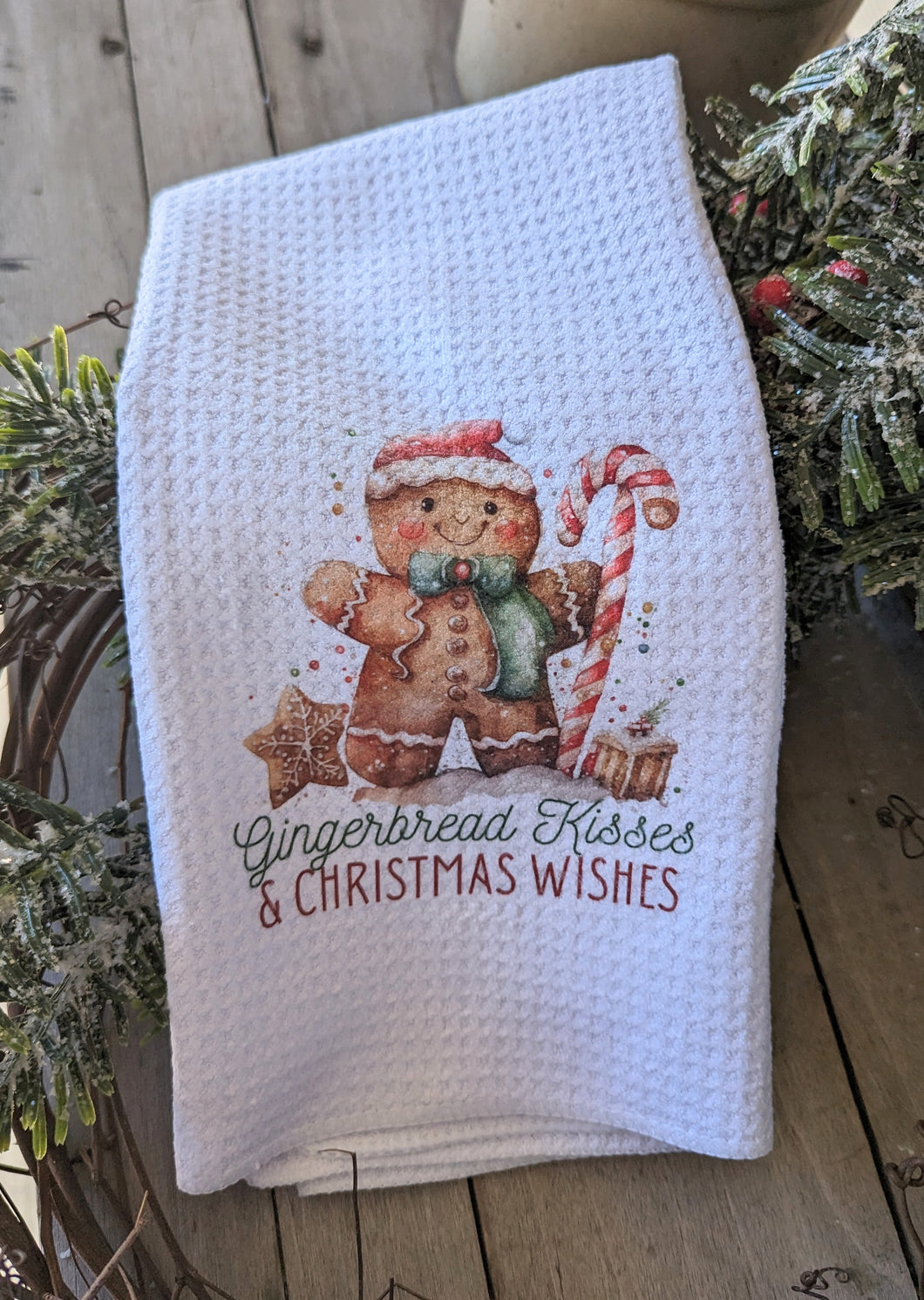 Gingerbread Kisses Towel