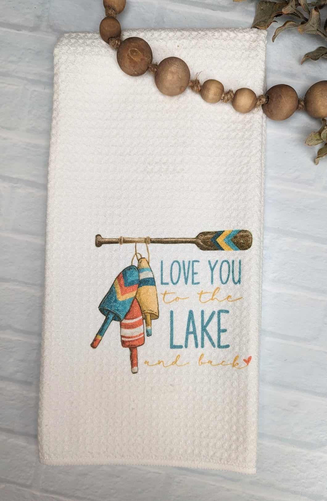 Love You Lake Towel