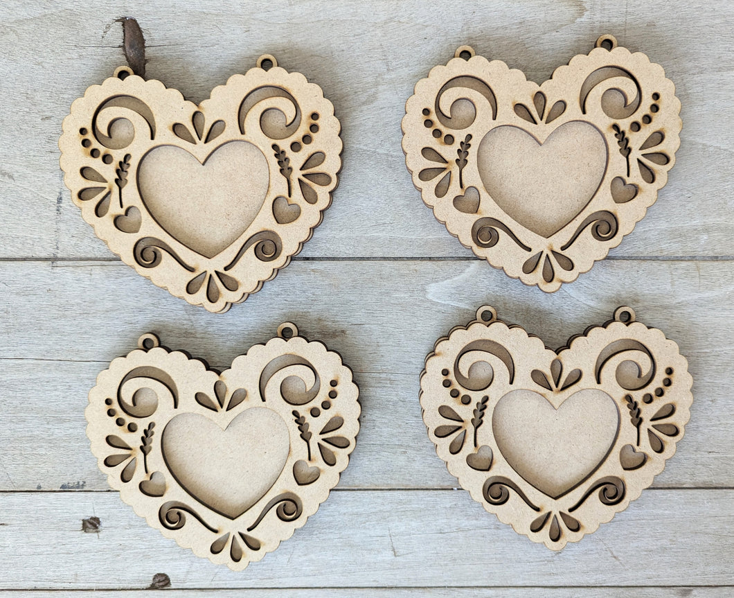 Vintage Heart Garland