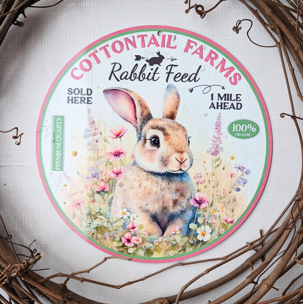 Cottontail Farms Wreath Round