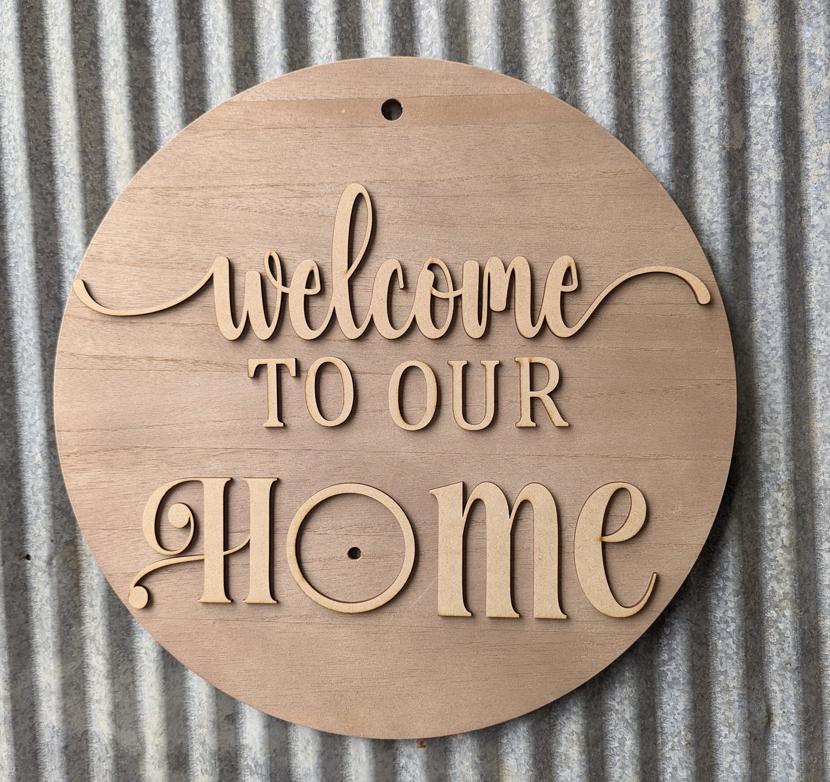 Welcome Changeable Round – Dakotafaye Creations