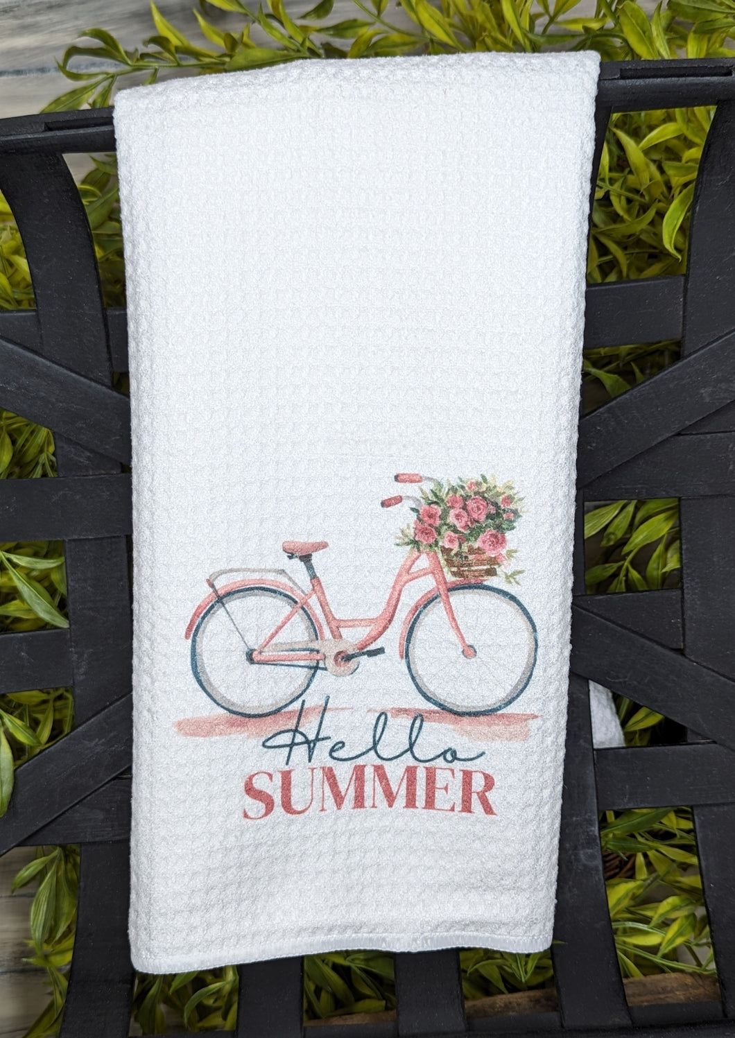 Hello Summer Bike Towel