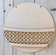 Load image into Gallery viewer, Patterned Wicker Basket Round
