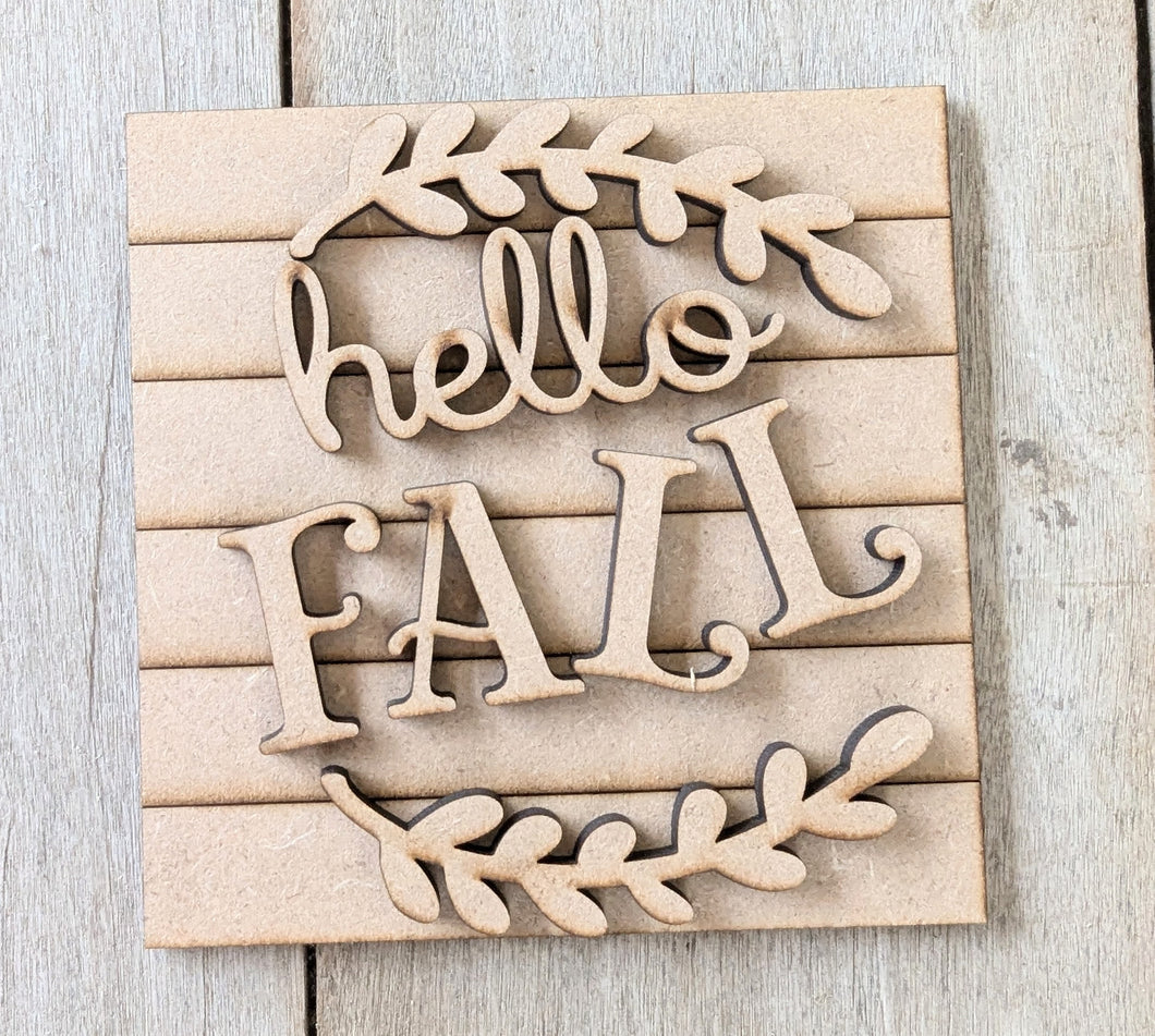 Fall Standing Sandwich Sign Insert (4 Styles)