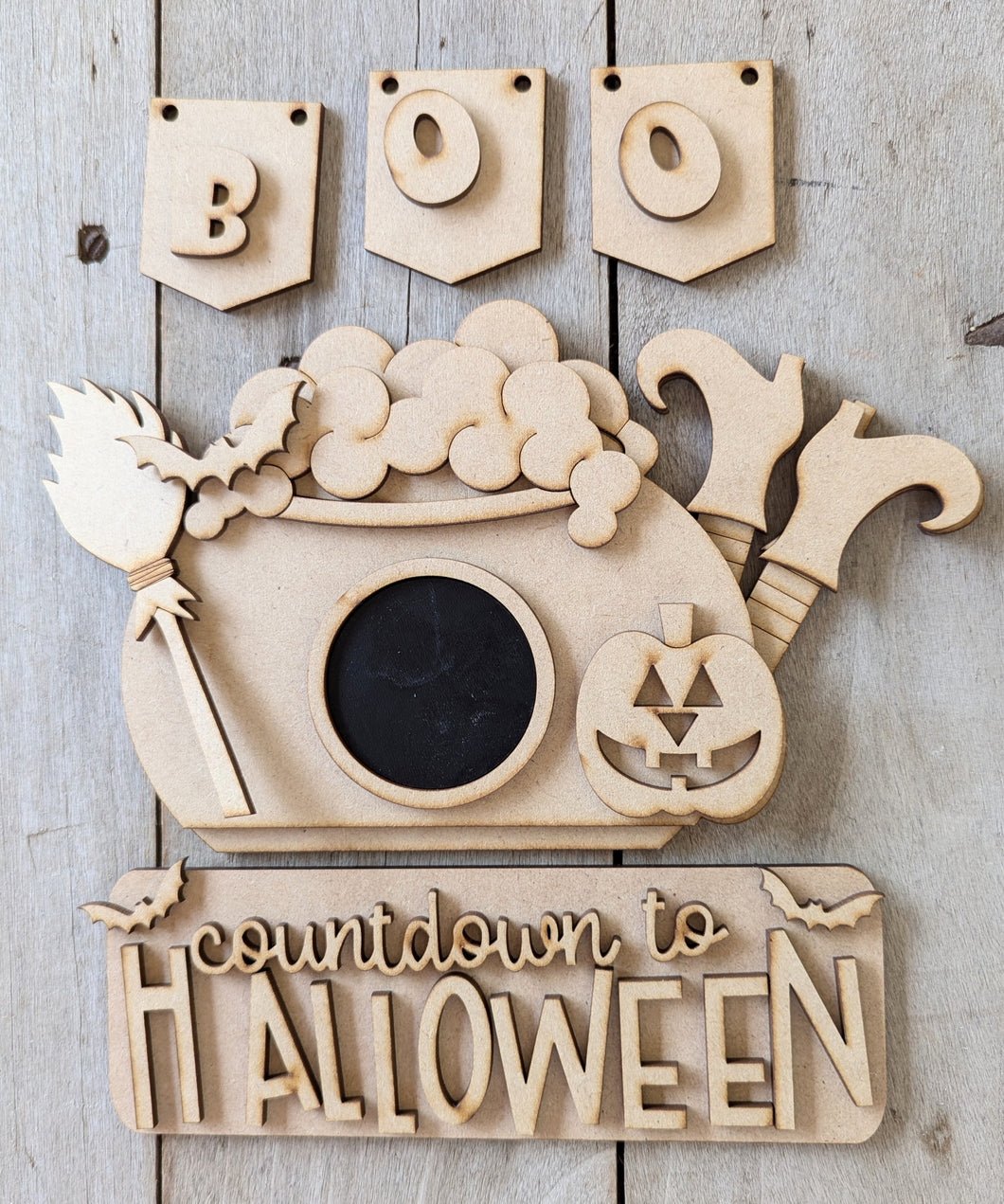 Halloween Countdown Pallet Insert