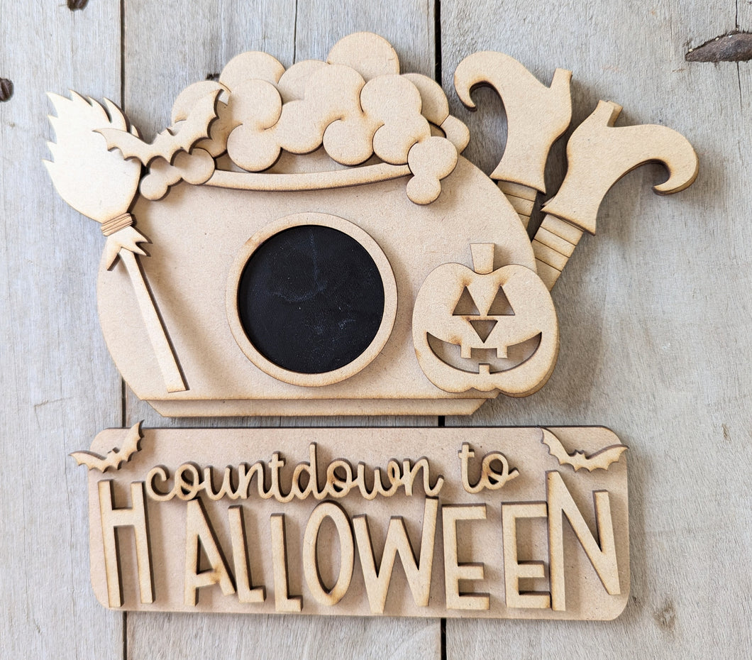 Halloween Countdown Breadboard Insert