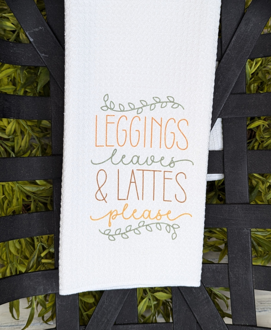 Leggings & Latte Towel