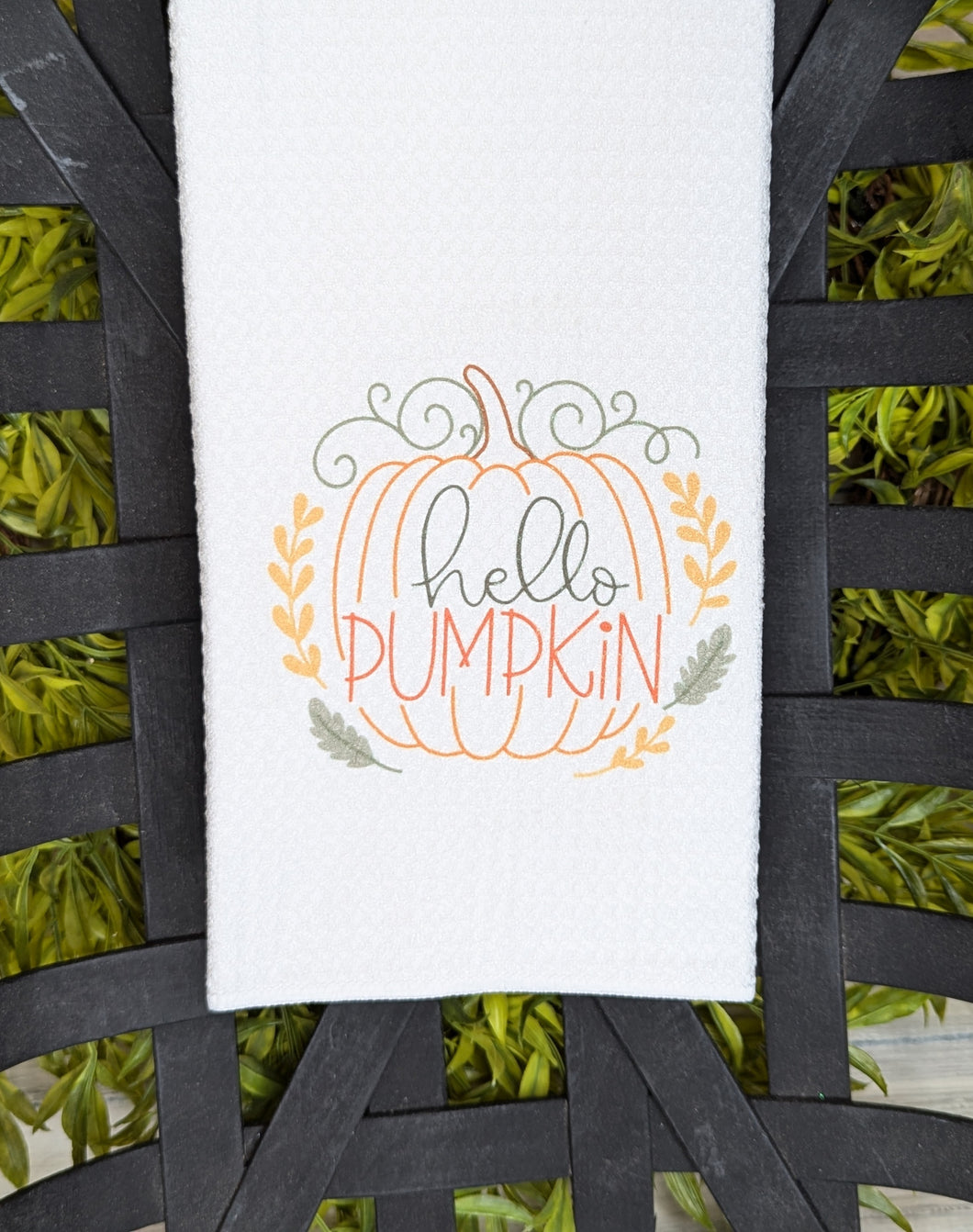 Hello Pumpkin Towel