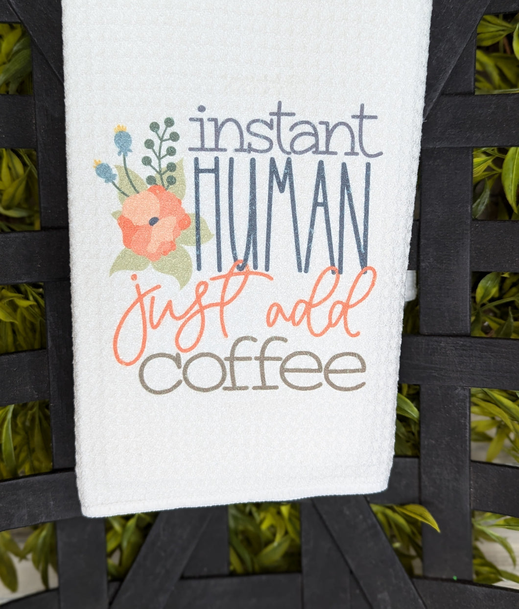 Instant Human Coffee Towel