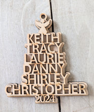 Load image into Gallery viewer, Personalized Name Tree Ornament
