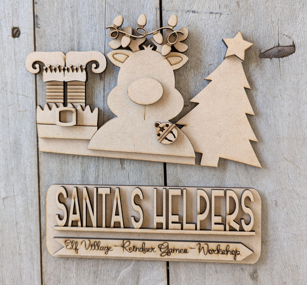 Santa's Helpers Breadboard Insert