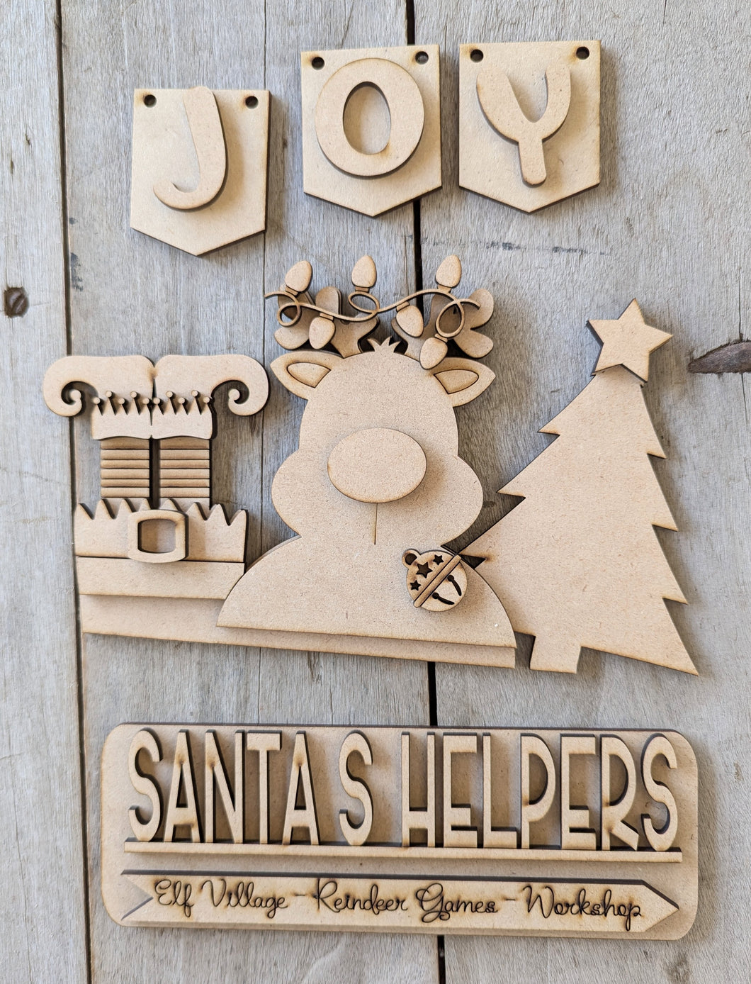 Santa's Helpers Pallet Insert