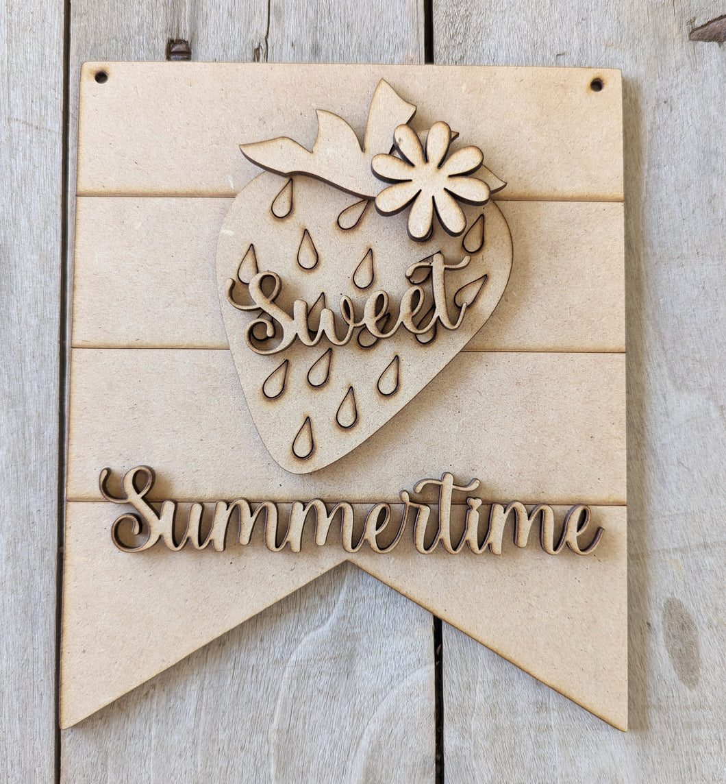 Sweet Summertime Post Hanger