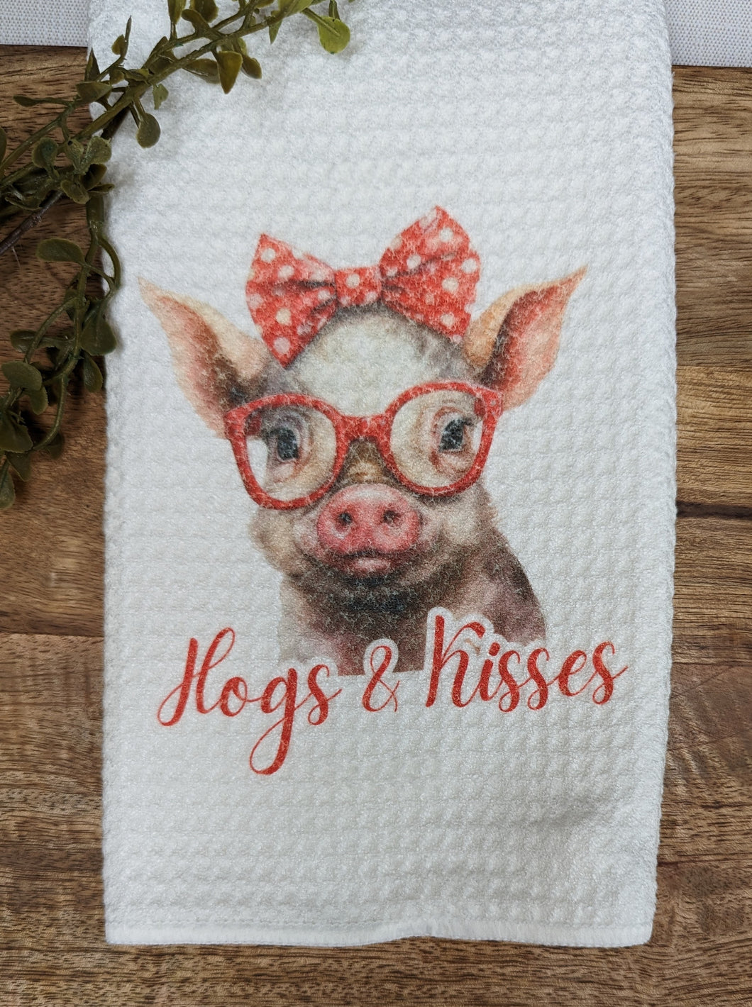 Hog's & Kisses Towel