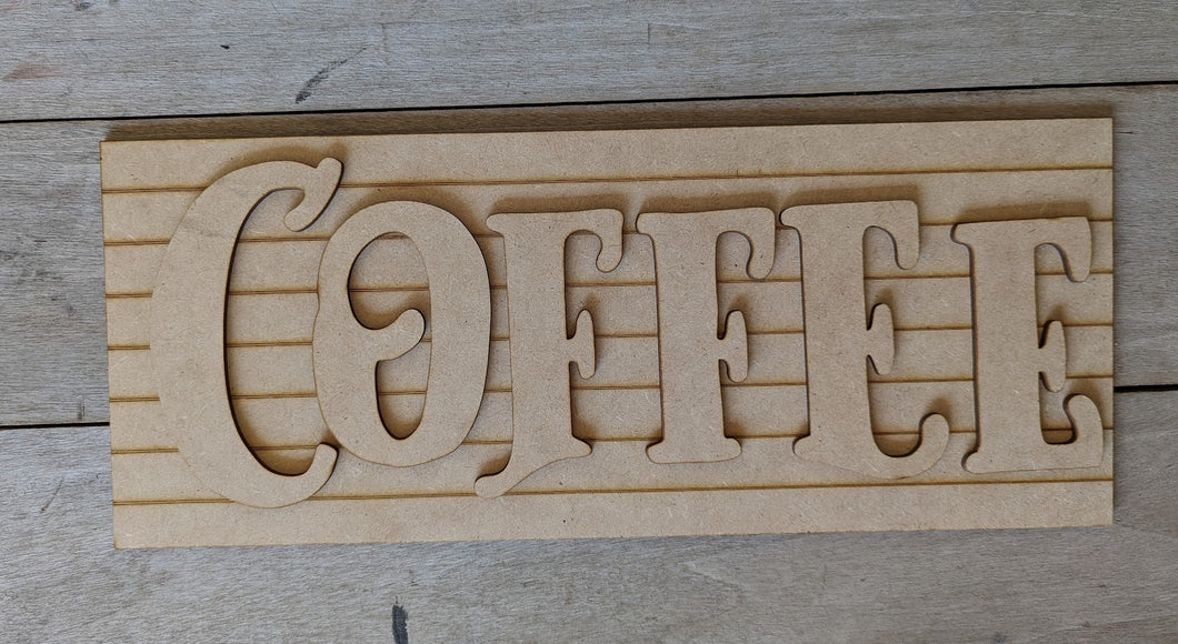 Coffee Sign 14.5X6