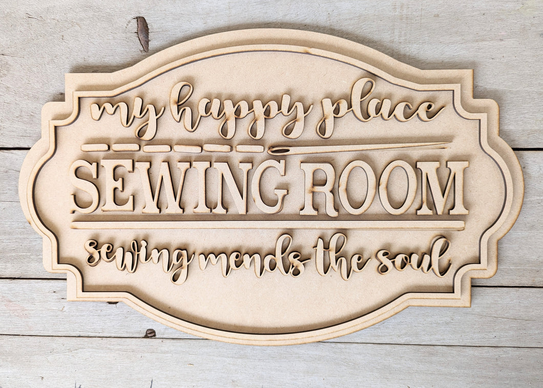 Sewing Room Sign